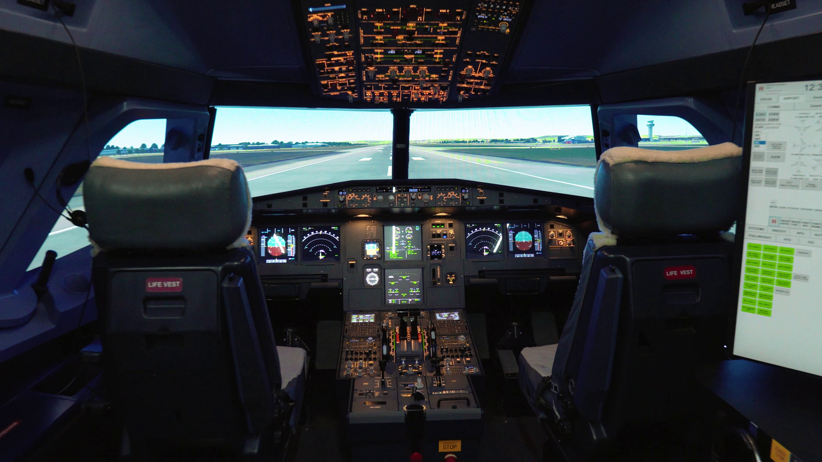 flight simulator training