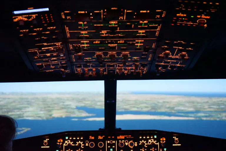 details simulator A320 - JOC - Jet Orientation Course
