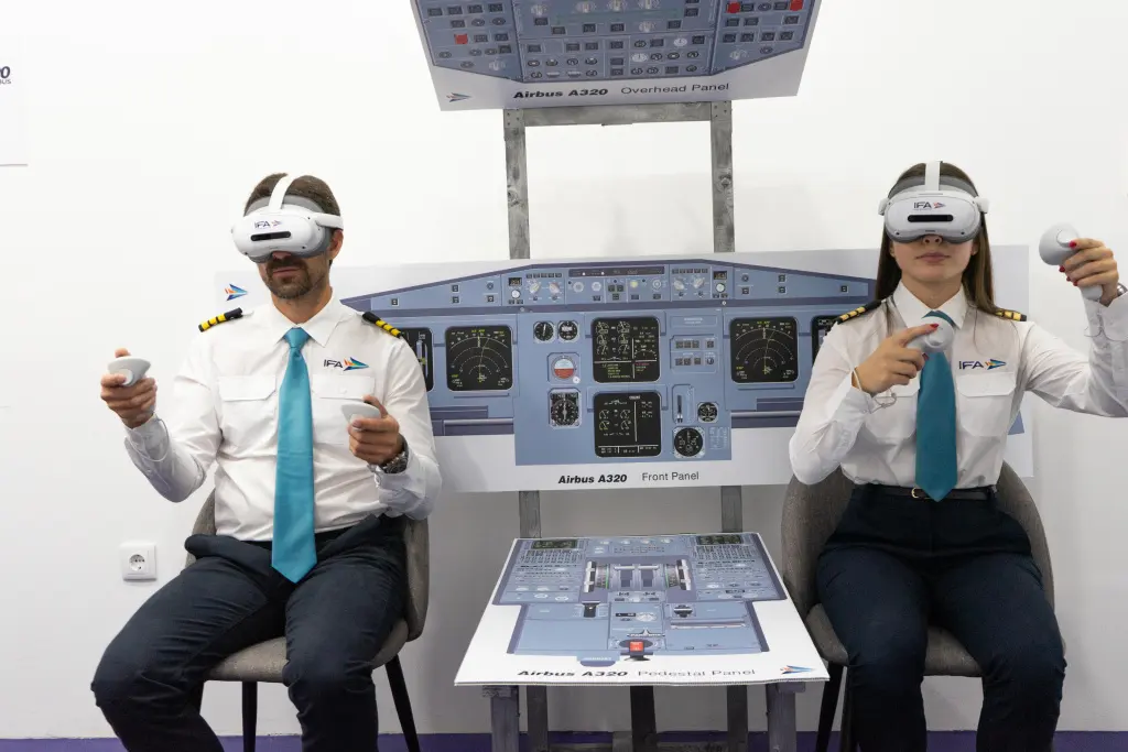 Simulator Training 11 VR pilot training
